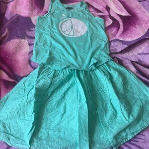 Gap kids matching tank and skirt set size xxl (14-16)